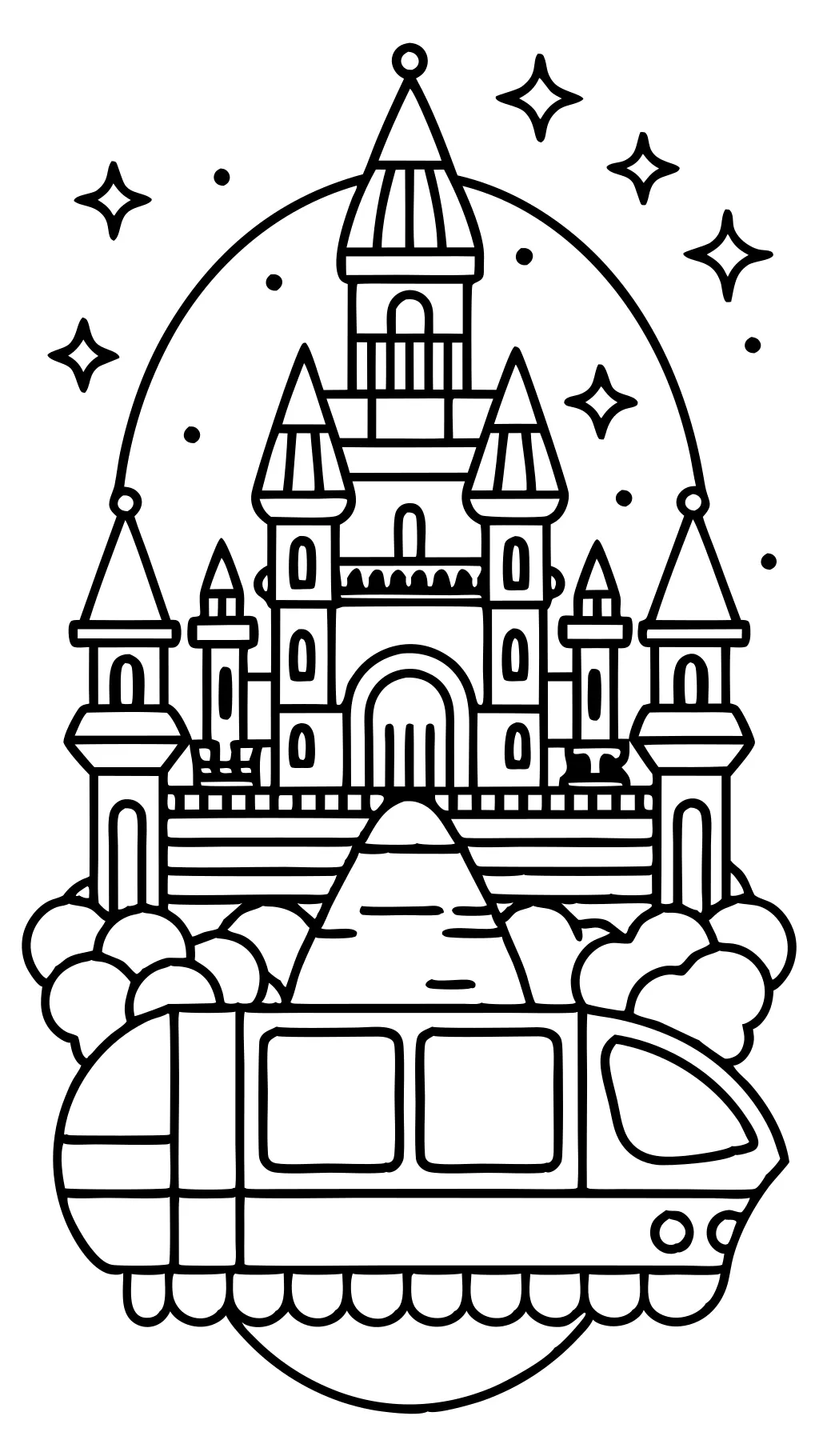 walt disney world coloring pages